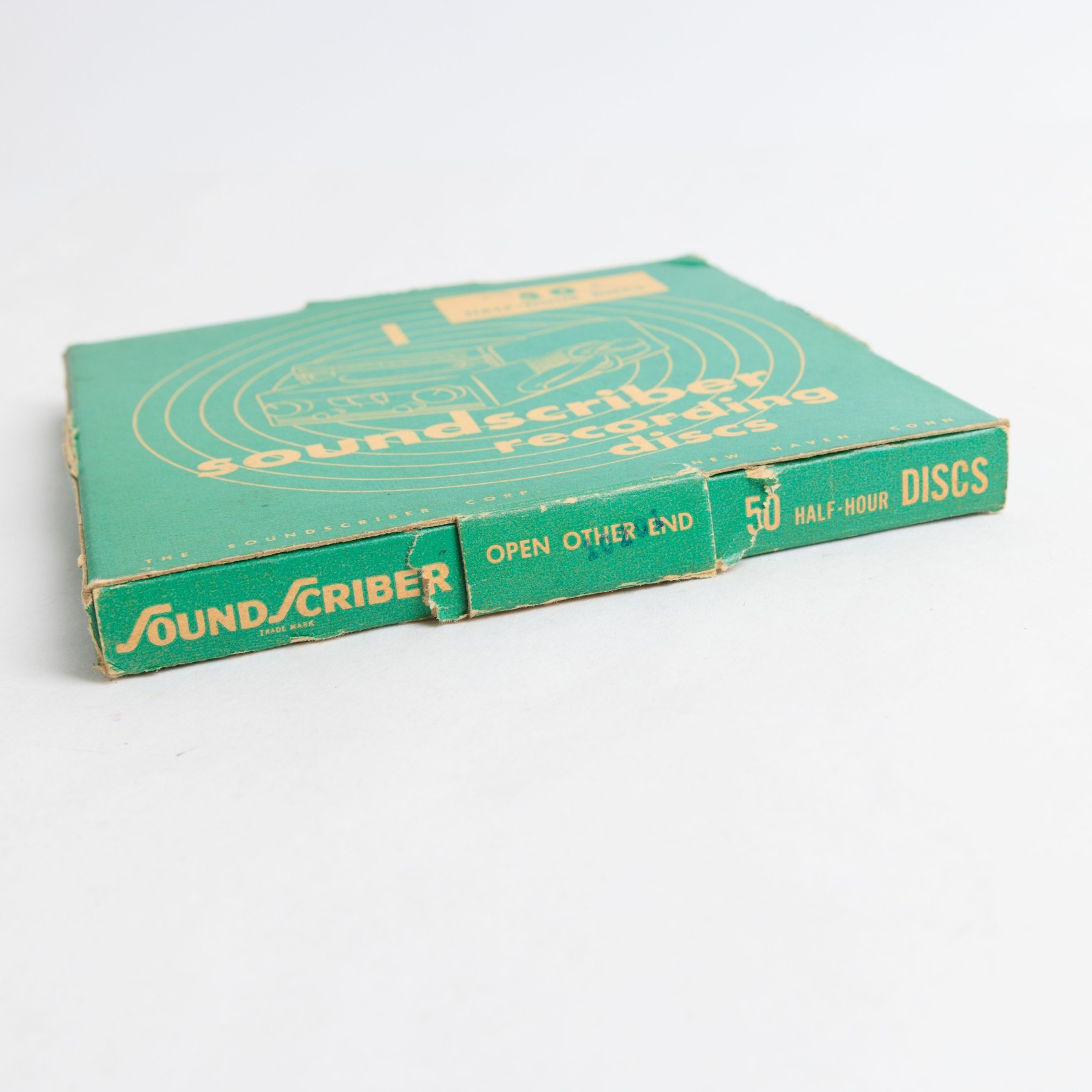Vintage Soundscriber Recording discs Half Hour Discs