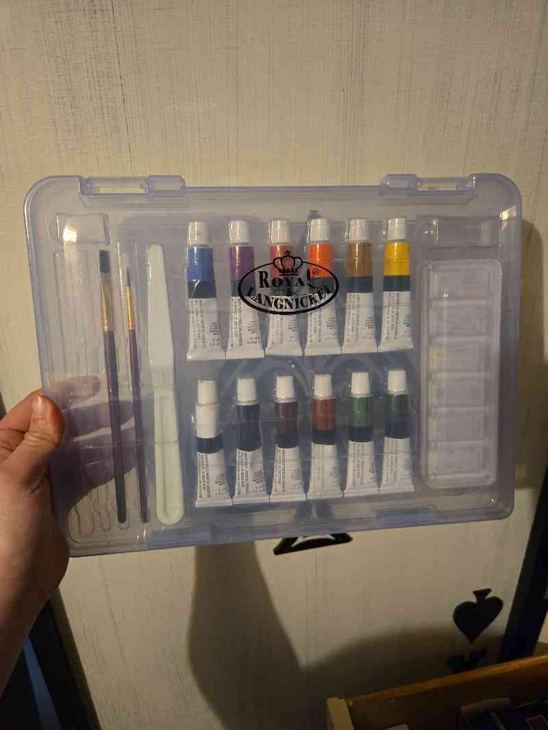 Royal & Langnickel Watercolor Paint Set, Palettes, Carry Case