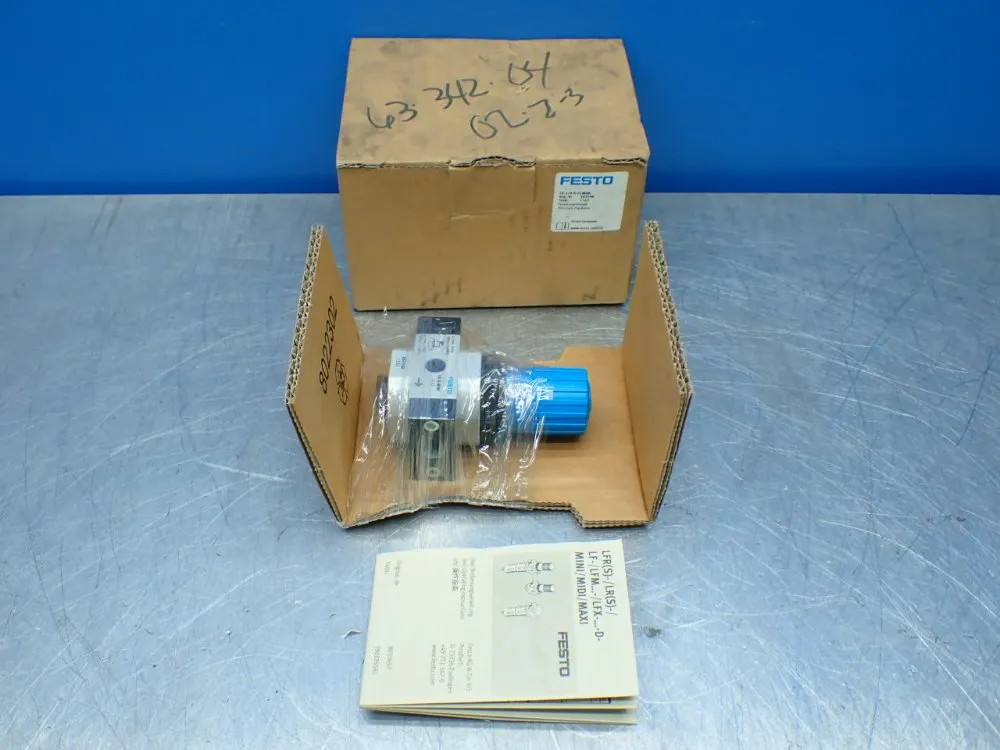 FESTO LR-1/8-D-O-MINI PRESSURE REGULATOR 162590  04200391870