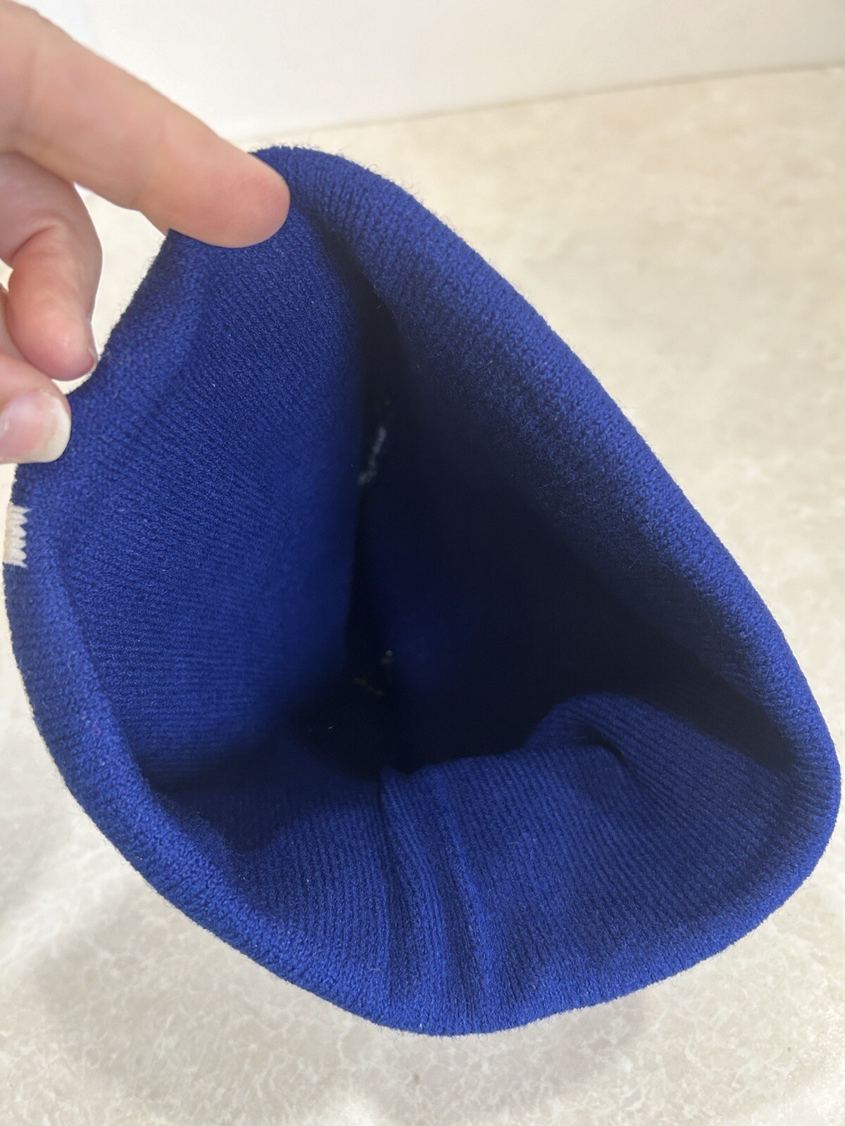 Tampa Florida Stocking Cap. Blue & White. New With Tags!