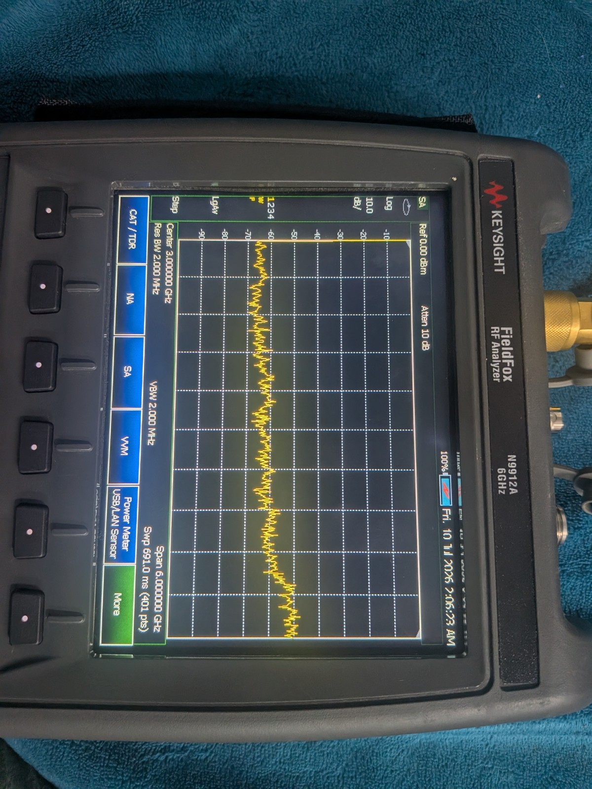 Keysight Agilent Fieldfox N9912A Spectrum Analyzer Generator VNA Meter Cpu2 Cald