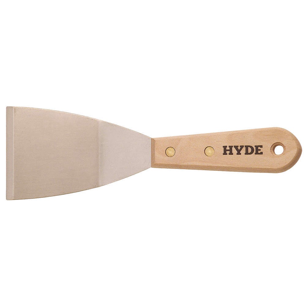 HYDE 12010 Scraper,Straight,Carbon Steel,3"W 24Z450