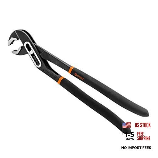 12-Inch Water Pump Pliers - Chrome Vanadium Steel - Easy One Hand - 12 Inch