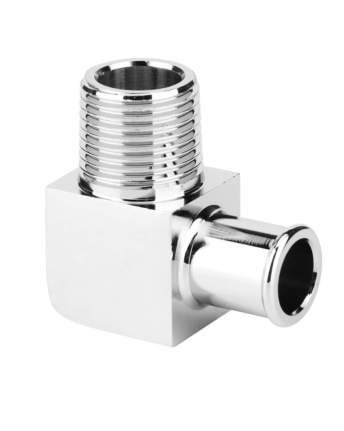 Heater Hose Fitting Heater Hose ConnectorAluminum Alloy 90 Degree Adapeter 1/...