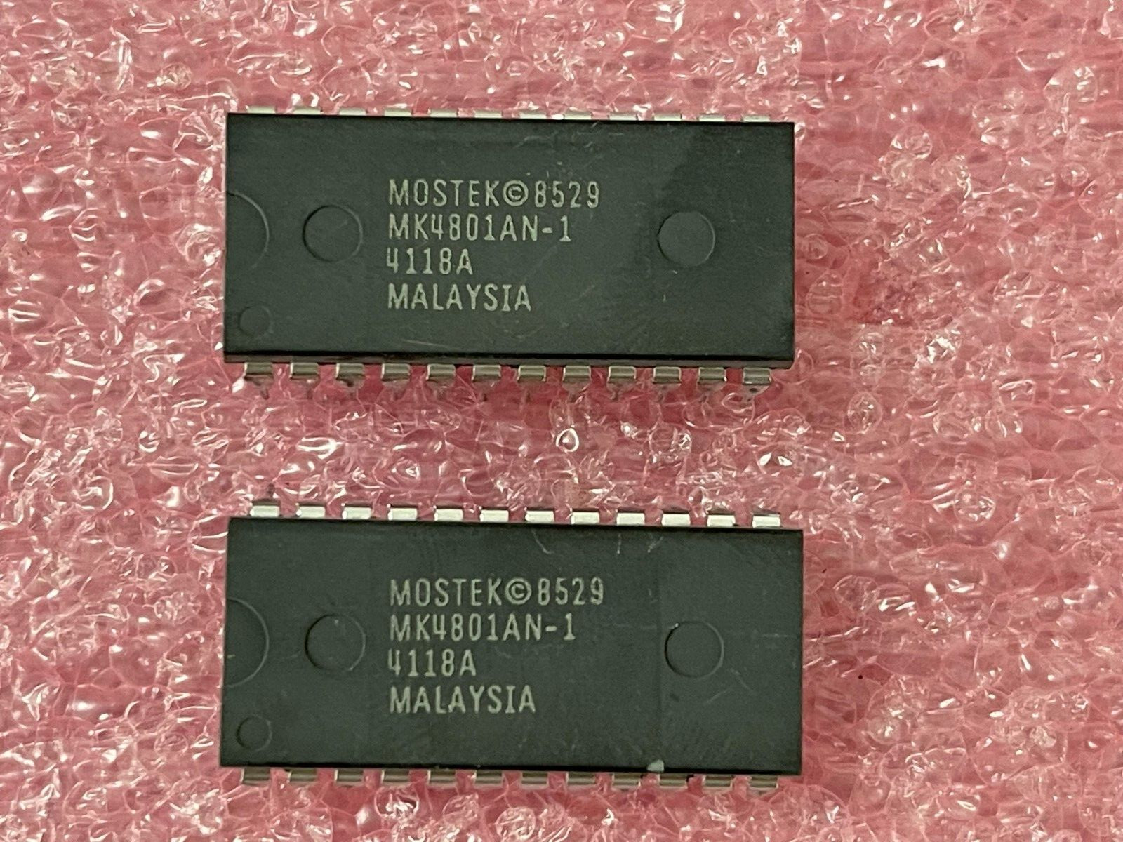 MK4801AN-1 MK4801 MK4801AN 8K SRAM 1Kx8 24-PIN DIP (LOT OF 2)