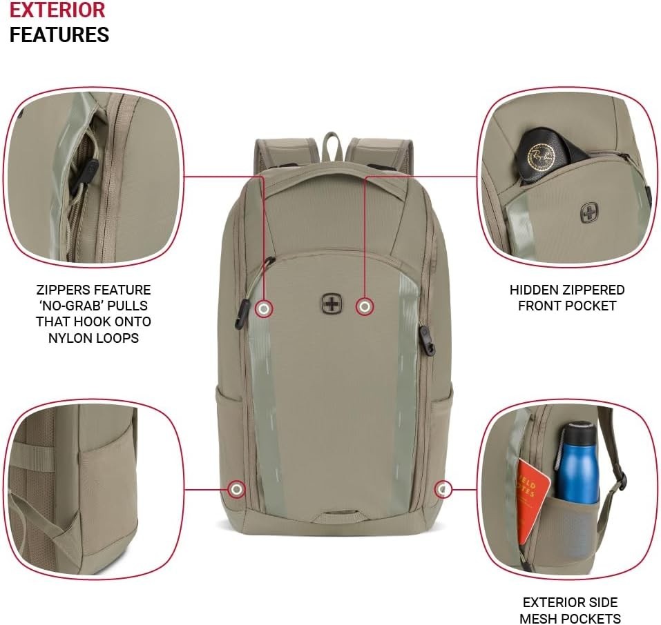 18" SwissGear Viibe II Backpack (Olive)