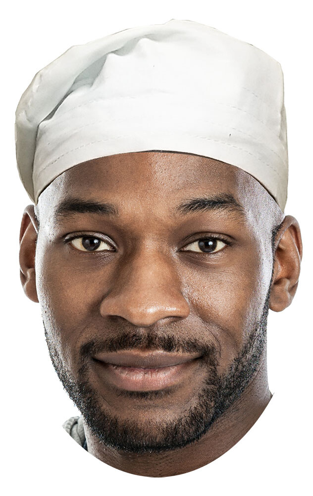 Off-White African Cotton Kufi Hat DPH550W