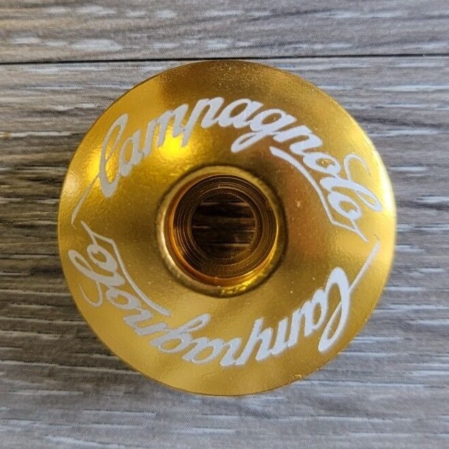 Campagnolo Repop Bicycle Headset Top Cap 1 1/8" Gold Stem Road Bike Campy