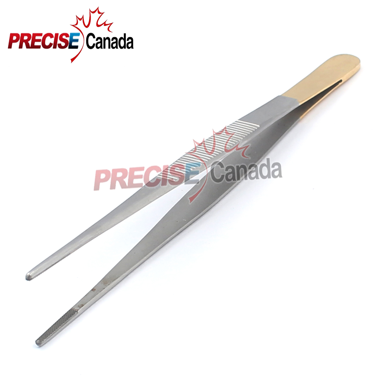 T/C Surgical Dressing Tweezer 15cm 6" Thumb Dressing Forceps Serrated Tip