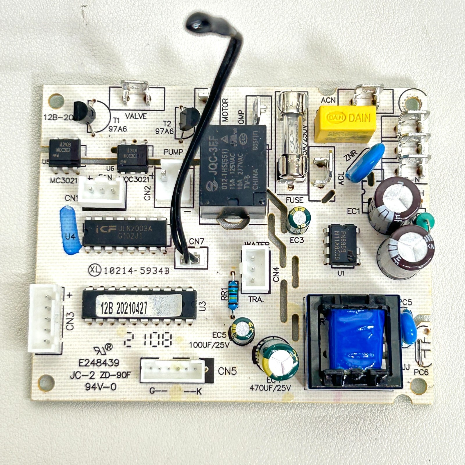 Genuine Insignia PCB Control Main Board (W/ Fuse Ver) NS-IMP26 Series Ice Maker