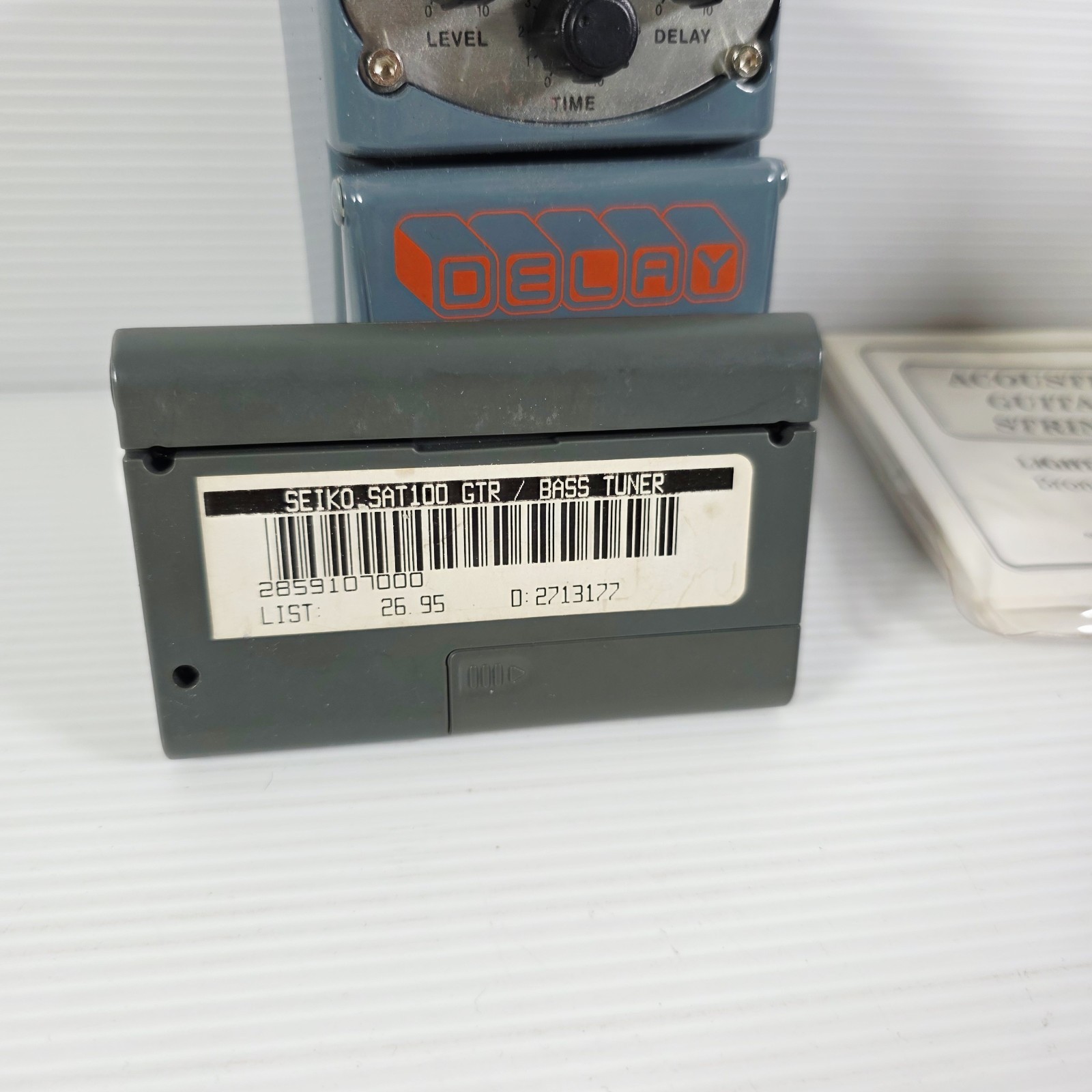 First Act Delay Pedal MX530 Bundle W/Manual & Bag