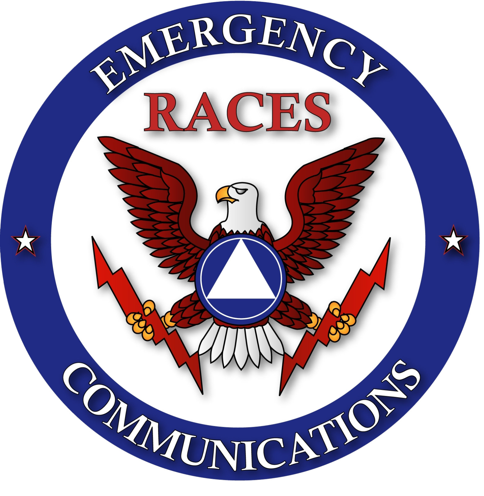 Radio Amateur Civil Emergency Service 3" Round Sticker