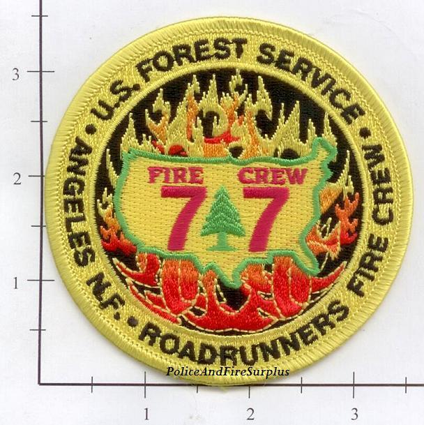 California - Angeles National Forest CA Fire Patch  Roadrunners Fire Crew 77