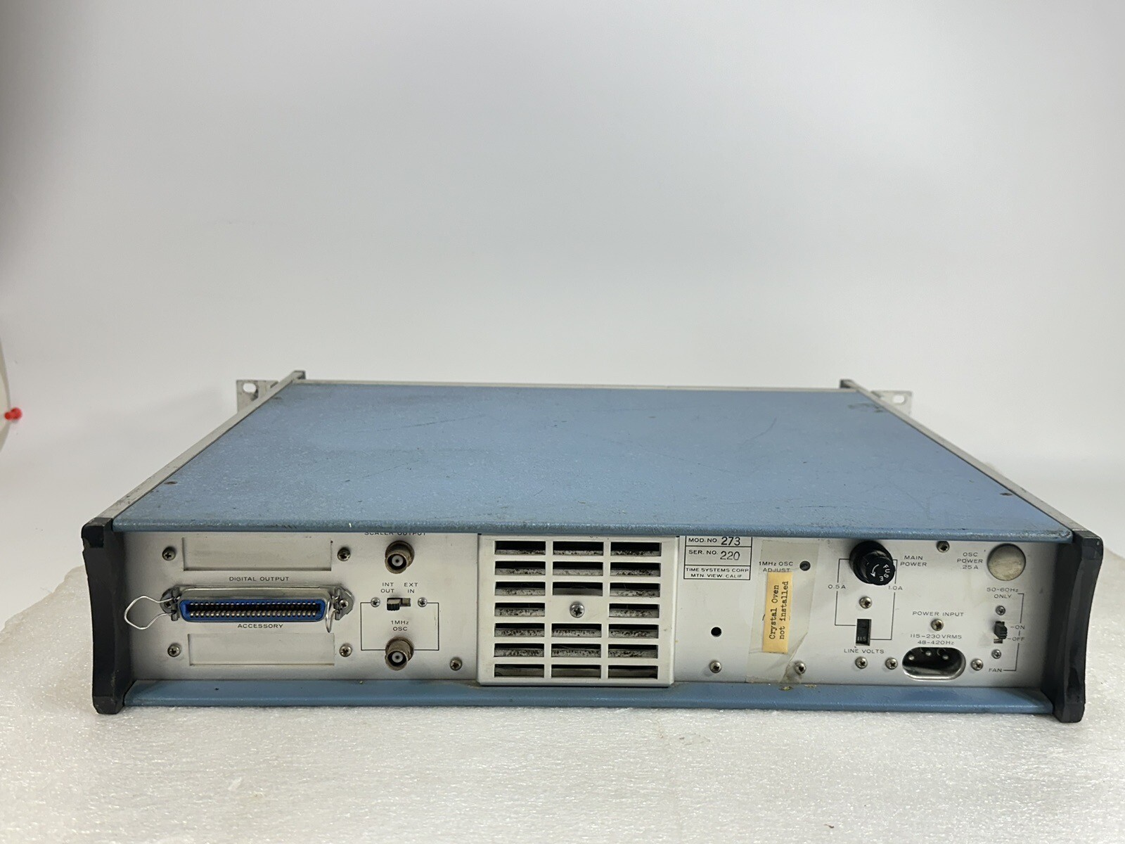 Vintage TSC Time Systems Corp Computing Counter Model 273 ~ Power On / Untested