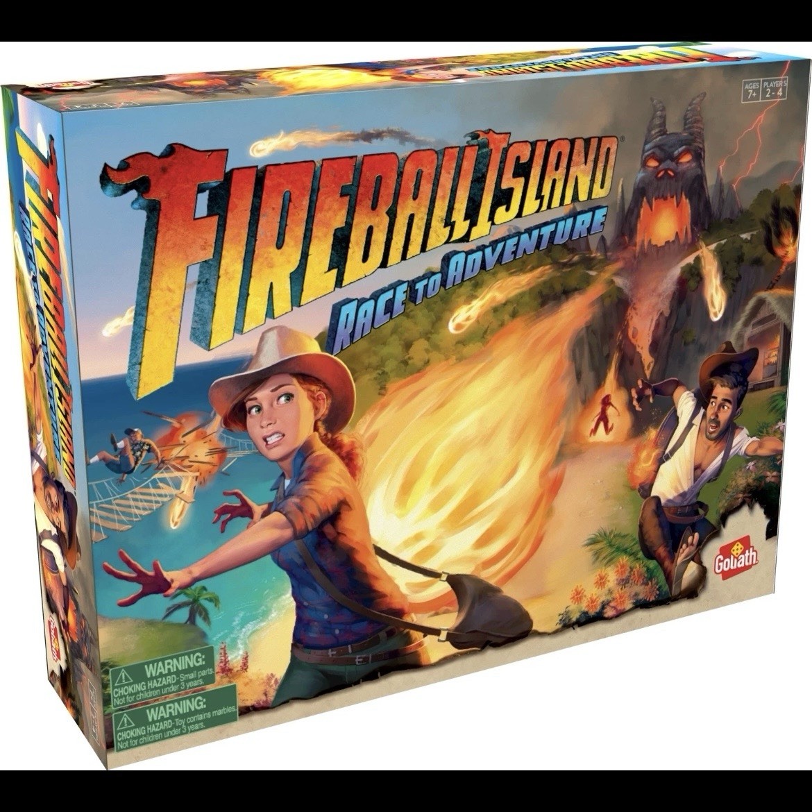 Goliath Fireball Island Race To Adventure Board Game - New