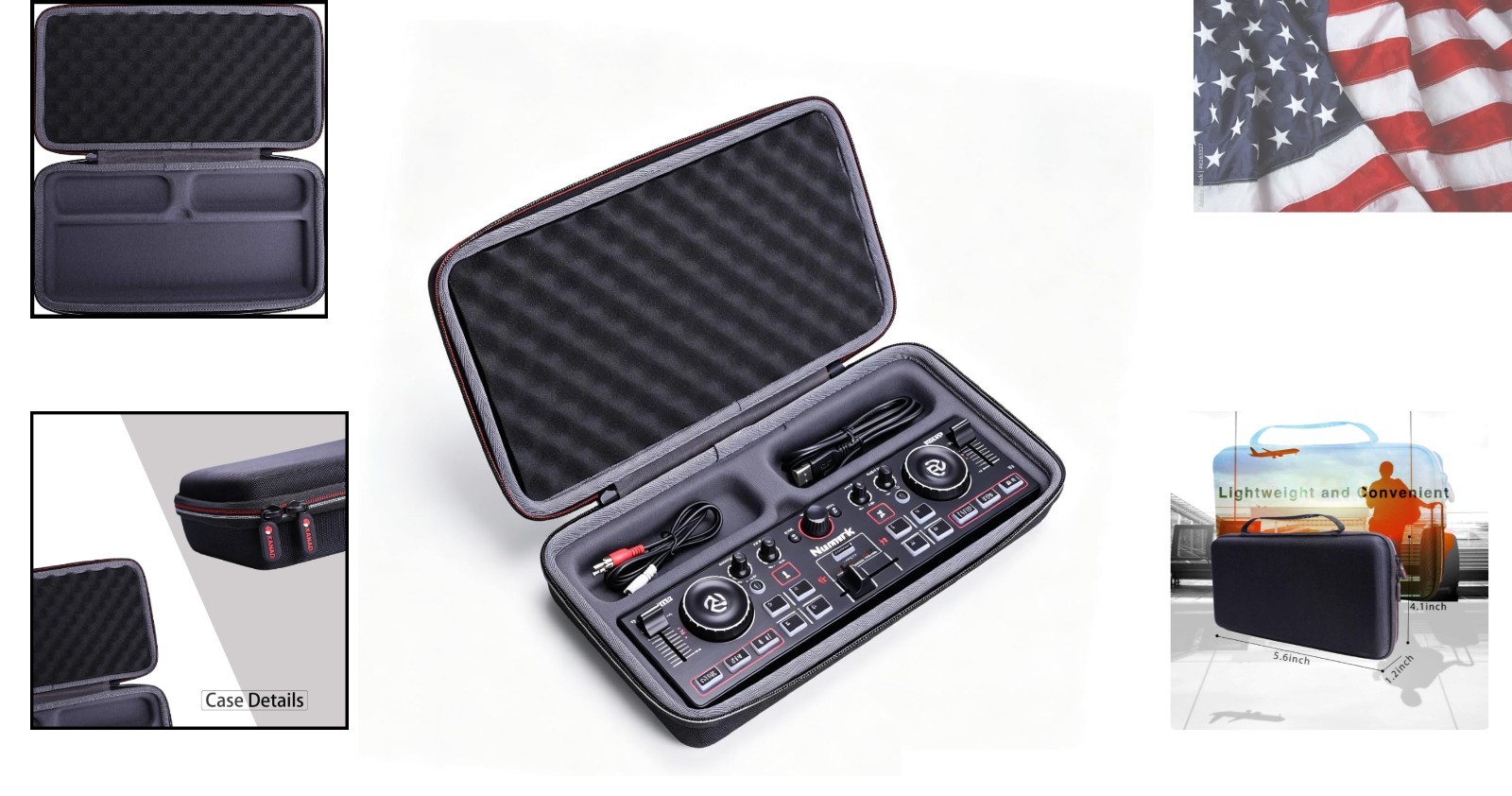 Hard Case for Numark DJ2GO2 Touch DJ Controller