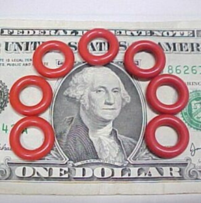 Lot of 100 Trelleborg Rubber ORings O-Rings, Seals Gaskets Salvage Freight New