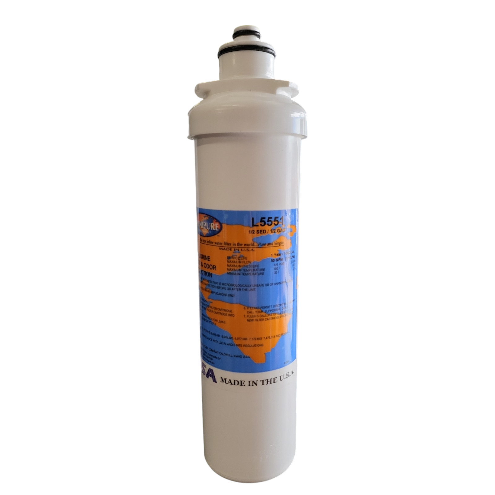 Omnipure L5551 Replacement Filter 1/2 Sed 1/2 GAC 1500 Gallons  1 Pack