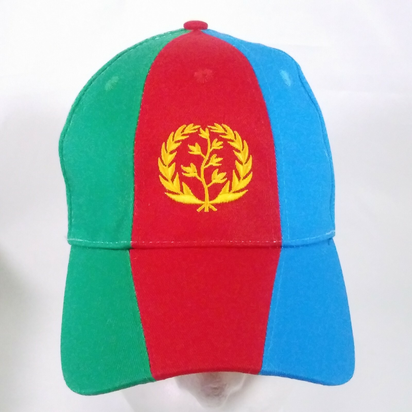 Eritrea eritrean FLAG HAT CAP strapback green red blue Africa country H2