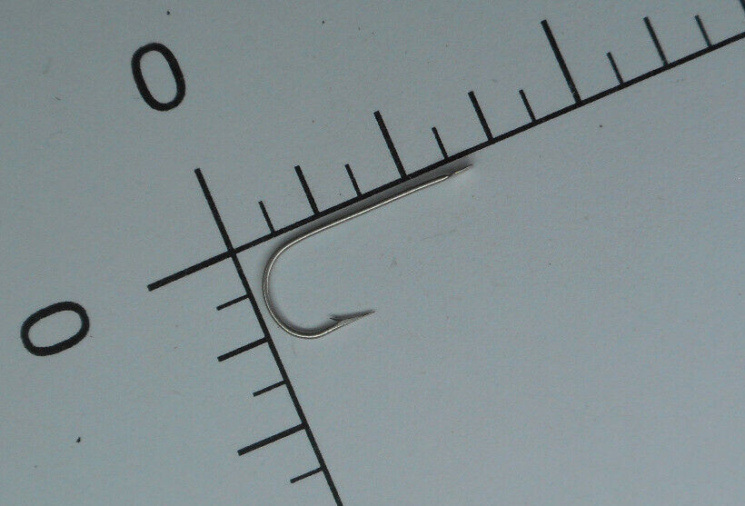 1,000 MUSTAD HOOKS #6 FLY TYING FILED, FLATTED EYE KENDAL ROUND TINNED 1798