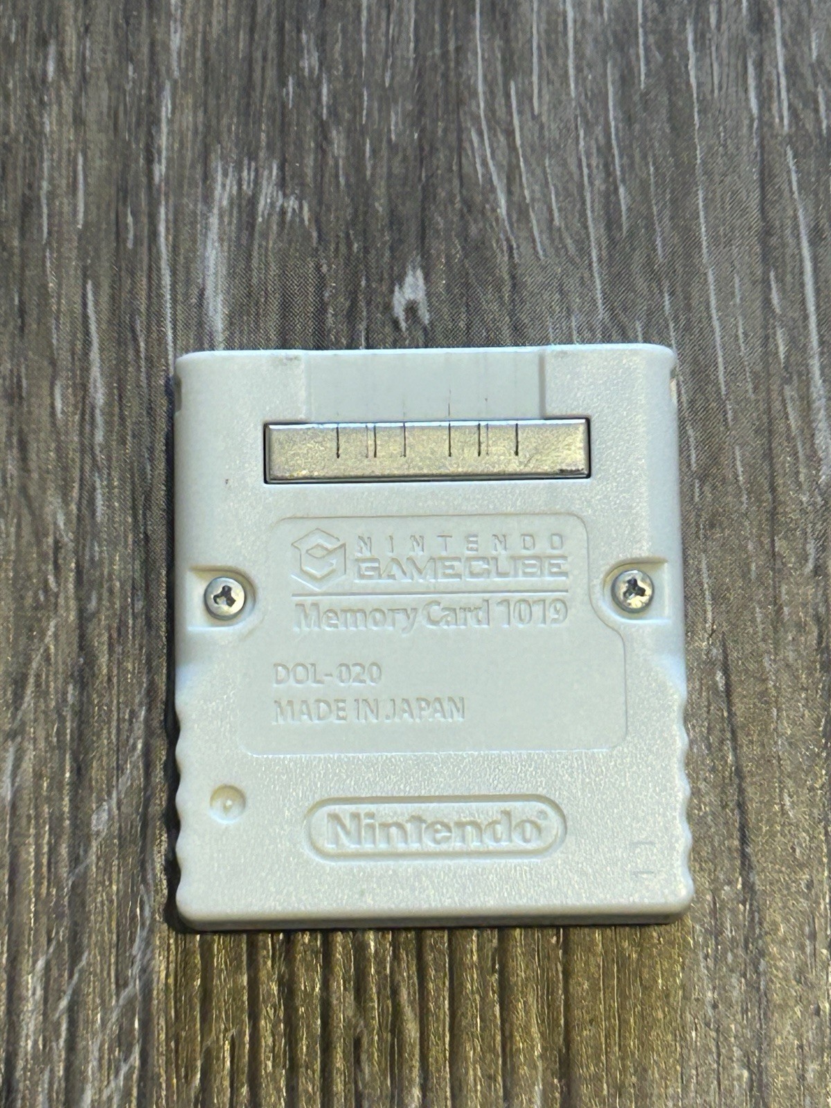 Nintendo GameCube Memory Card 1019 Blocks OEM Tested