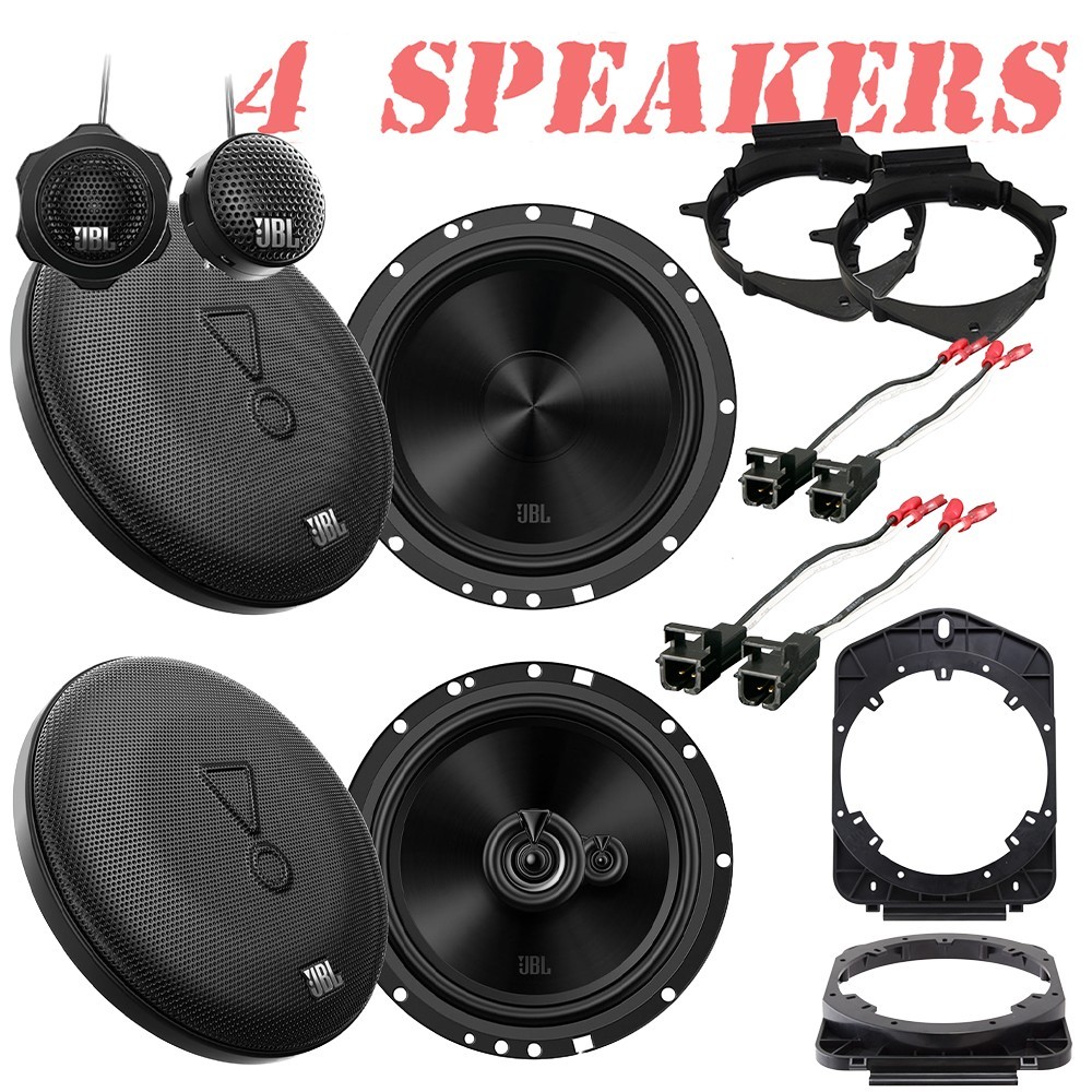 JBL 720W Component & 480W 3-Way Speakers for 2007-2013 Sierra Extended Cab