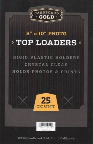 8" x 10" Photo Top Loaders (25ct) - Next Generation Archival Gold, Clear