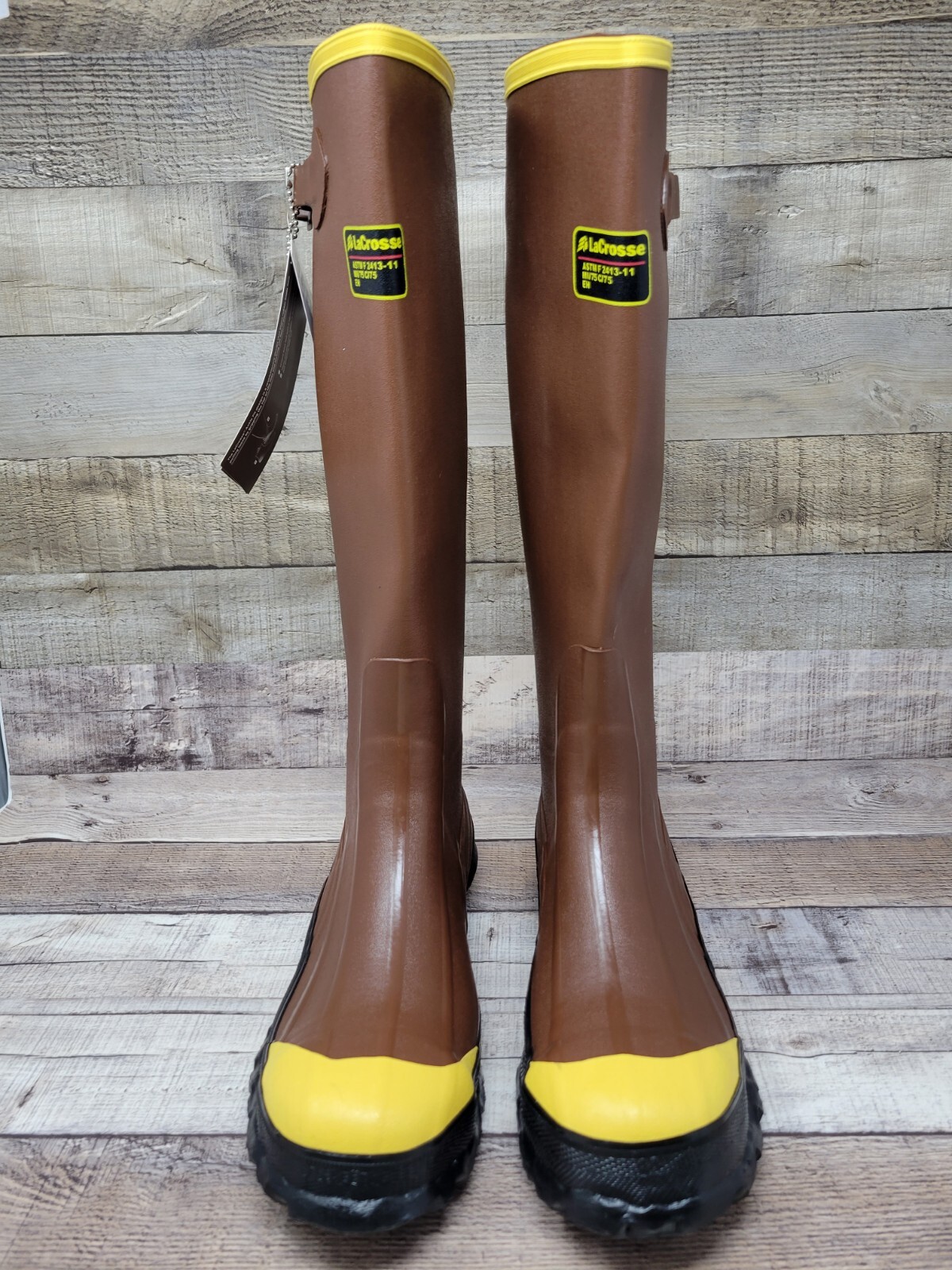 Lacrosse 16" Pac ST Steel Toe Work Safety Rubber Muck Boots Mens Size 7 Wmns 8.5