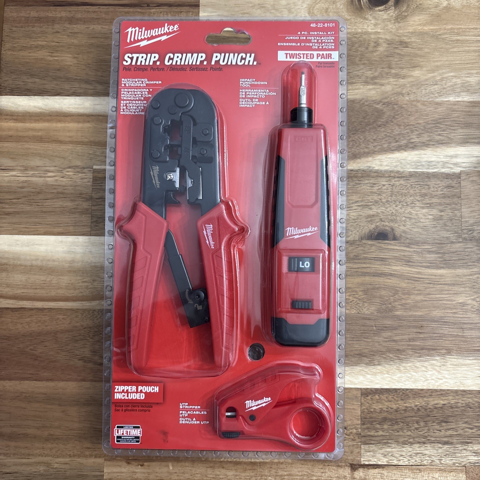 Milwaukee 48-22-8101 Twisted Pair Install Kit  New