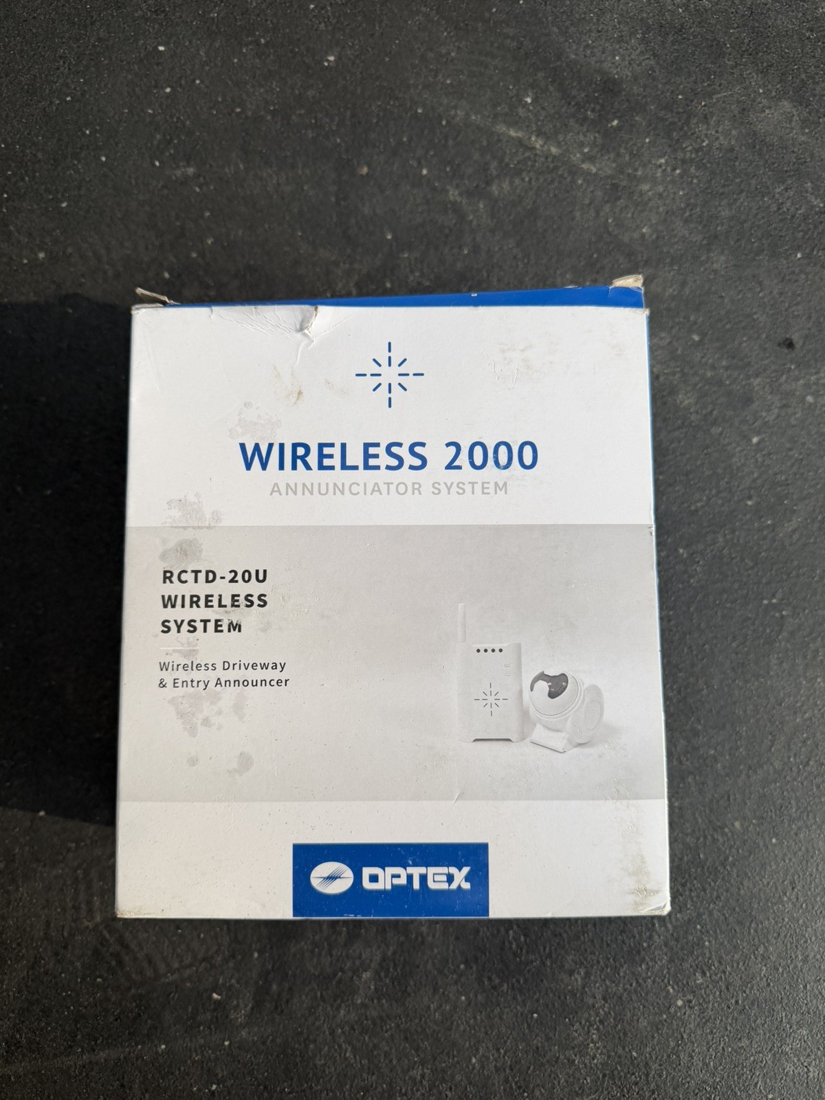 Optex RCTD-20U Wireless 2000 Alert Driveway Alarm Annunciator System