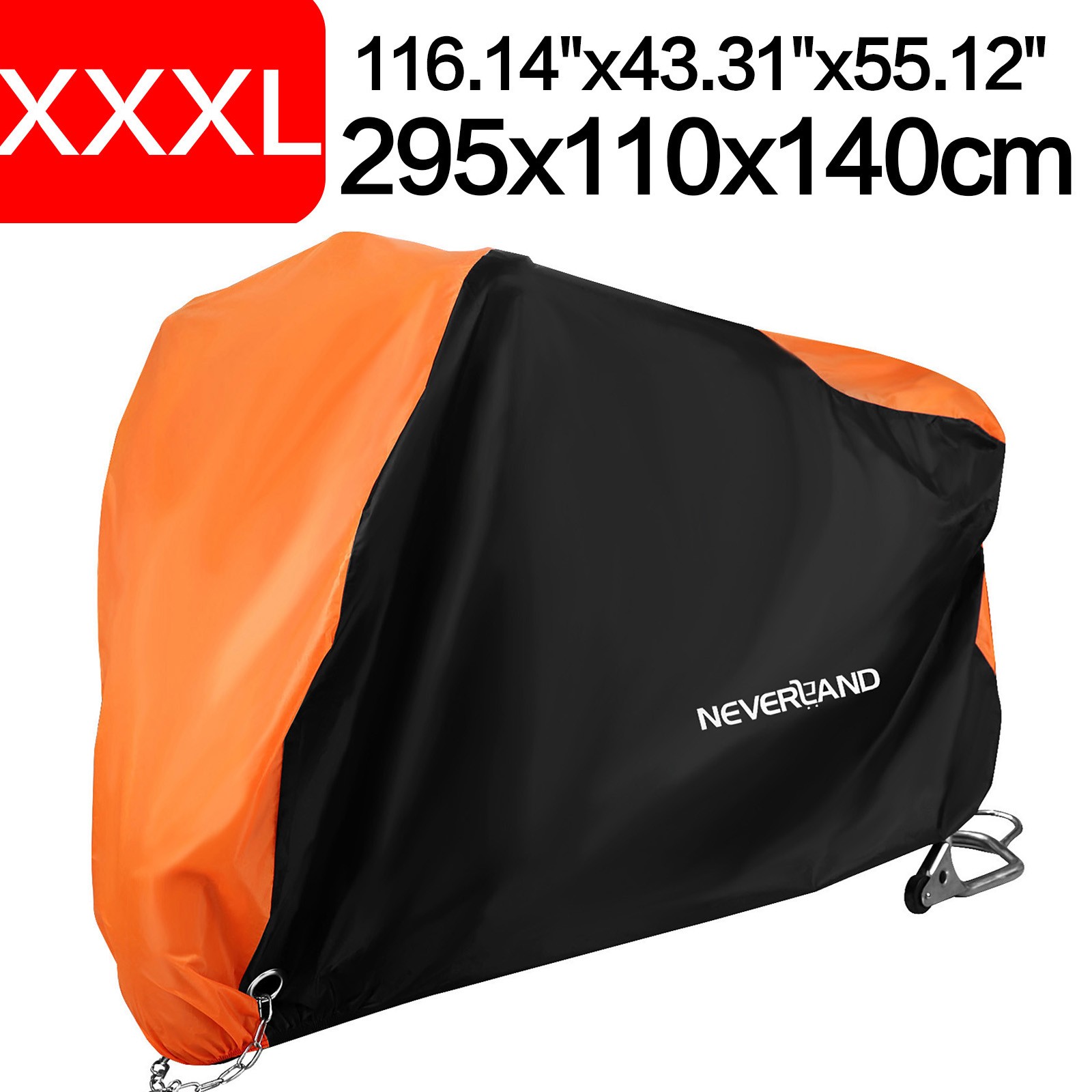 3XL Waterproof UV Motorcycle Cover Red for Honda Goldwing GL1200 GL1500 GL1800