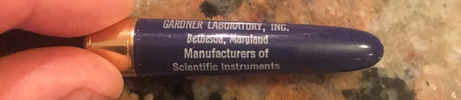 Vintage Gardner Laboratory Scientific Instruments 3" Ink Pen