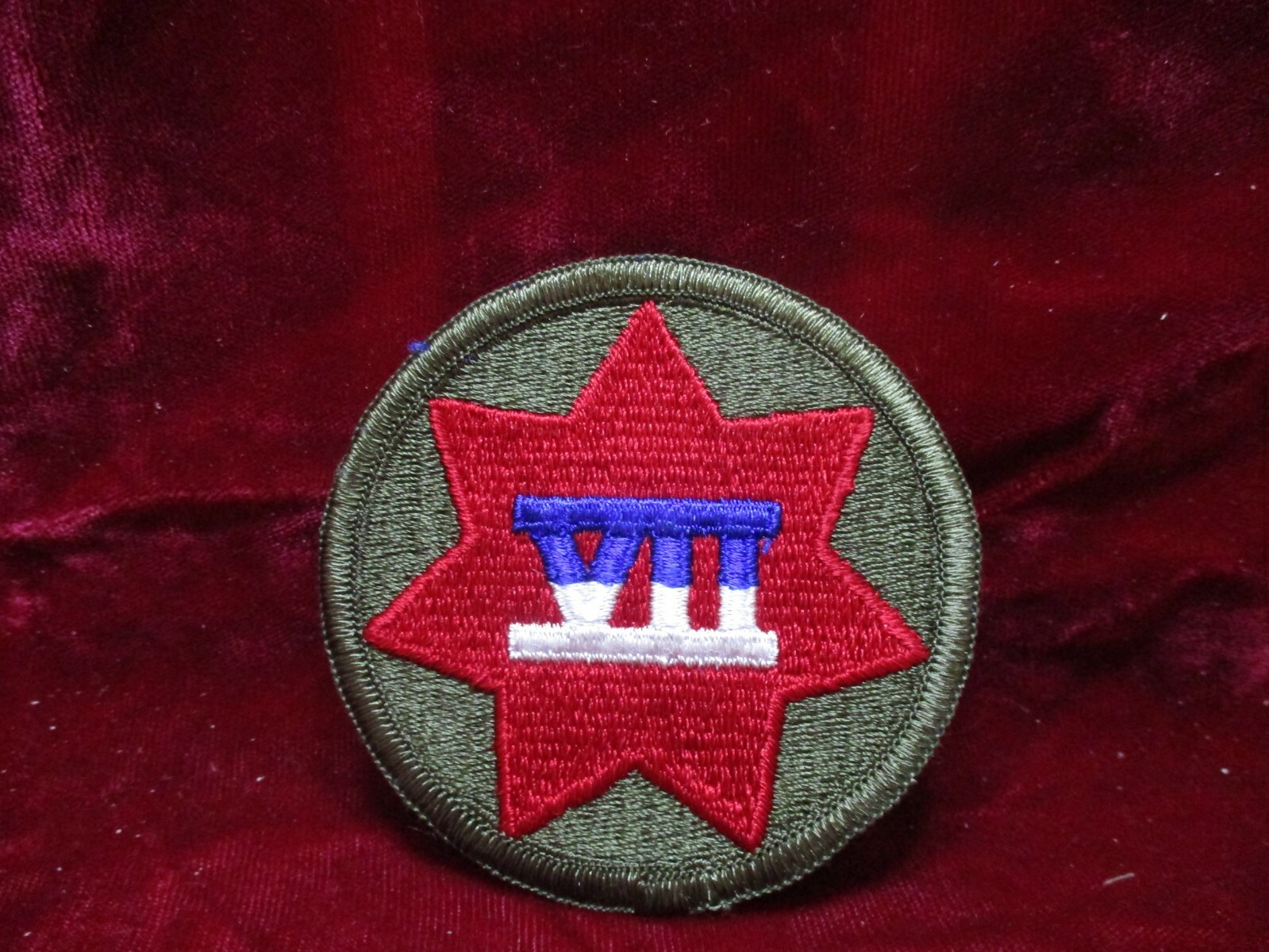US Army 7th Corp. Military Patch