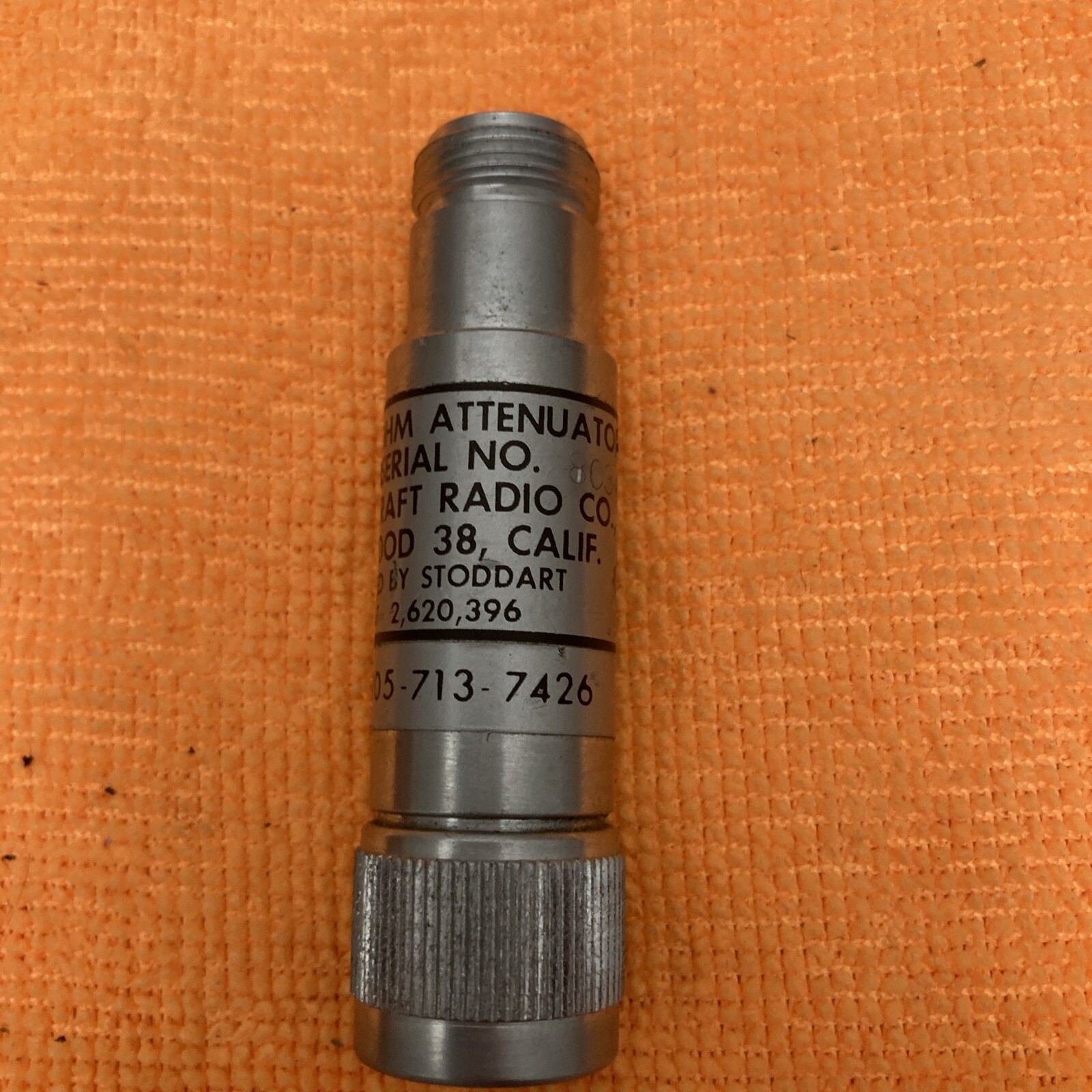 Stoddart 10DB Attenuator N Connector