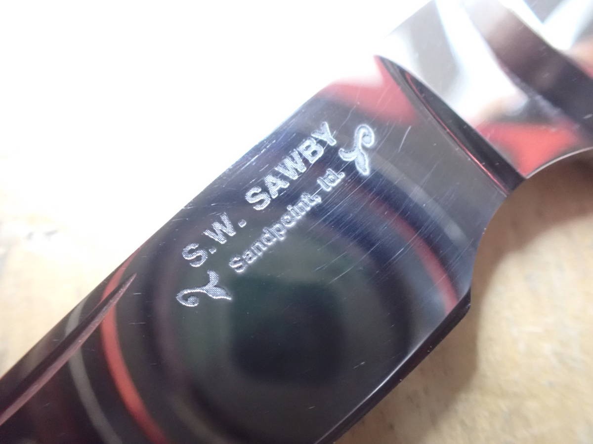 S.W Scott Sawby Custom Knives Folding Kinfe