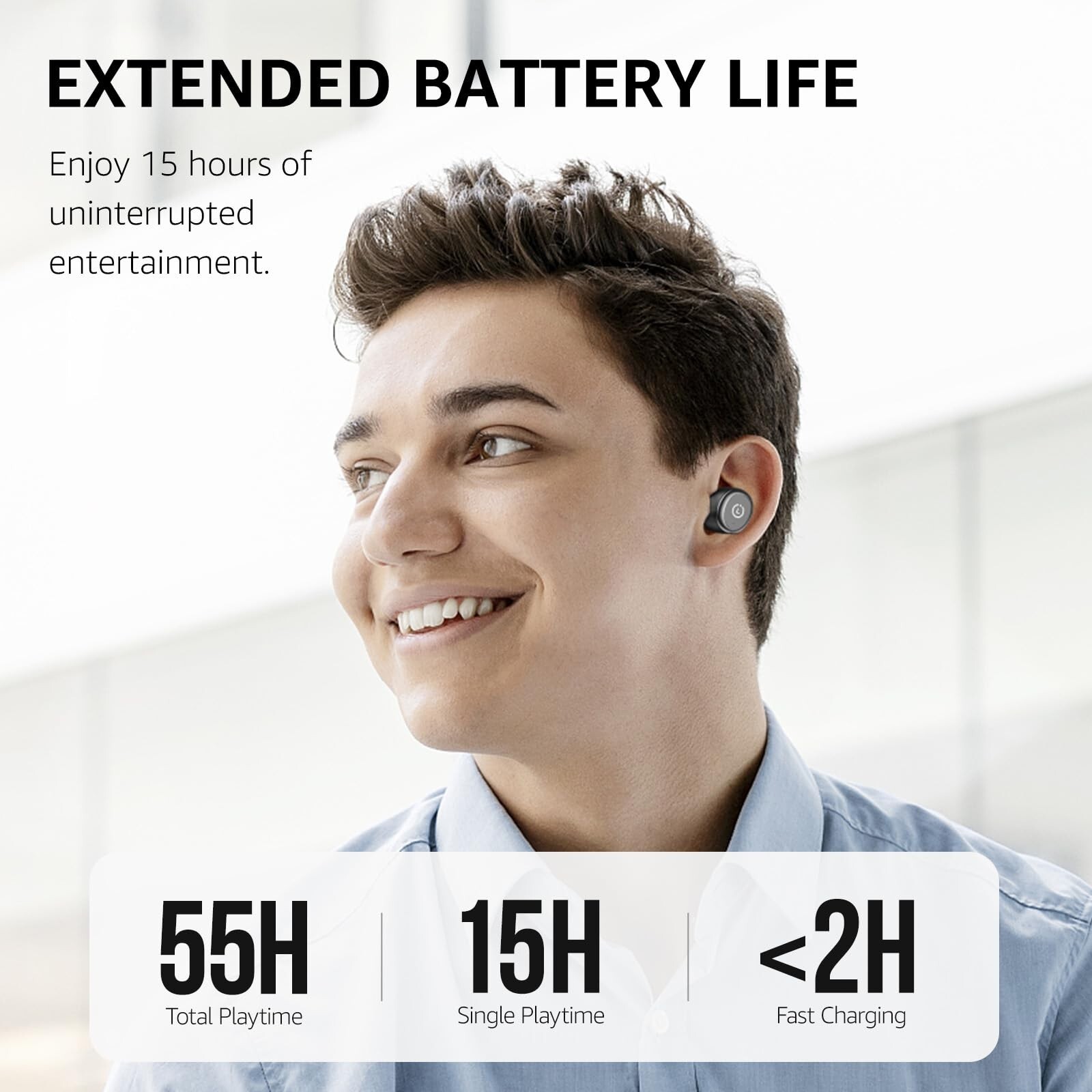 TOZO T10 Ergonomic Edition Bluetooth 5.3 Wireless Earbuds (Renew)