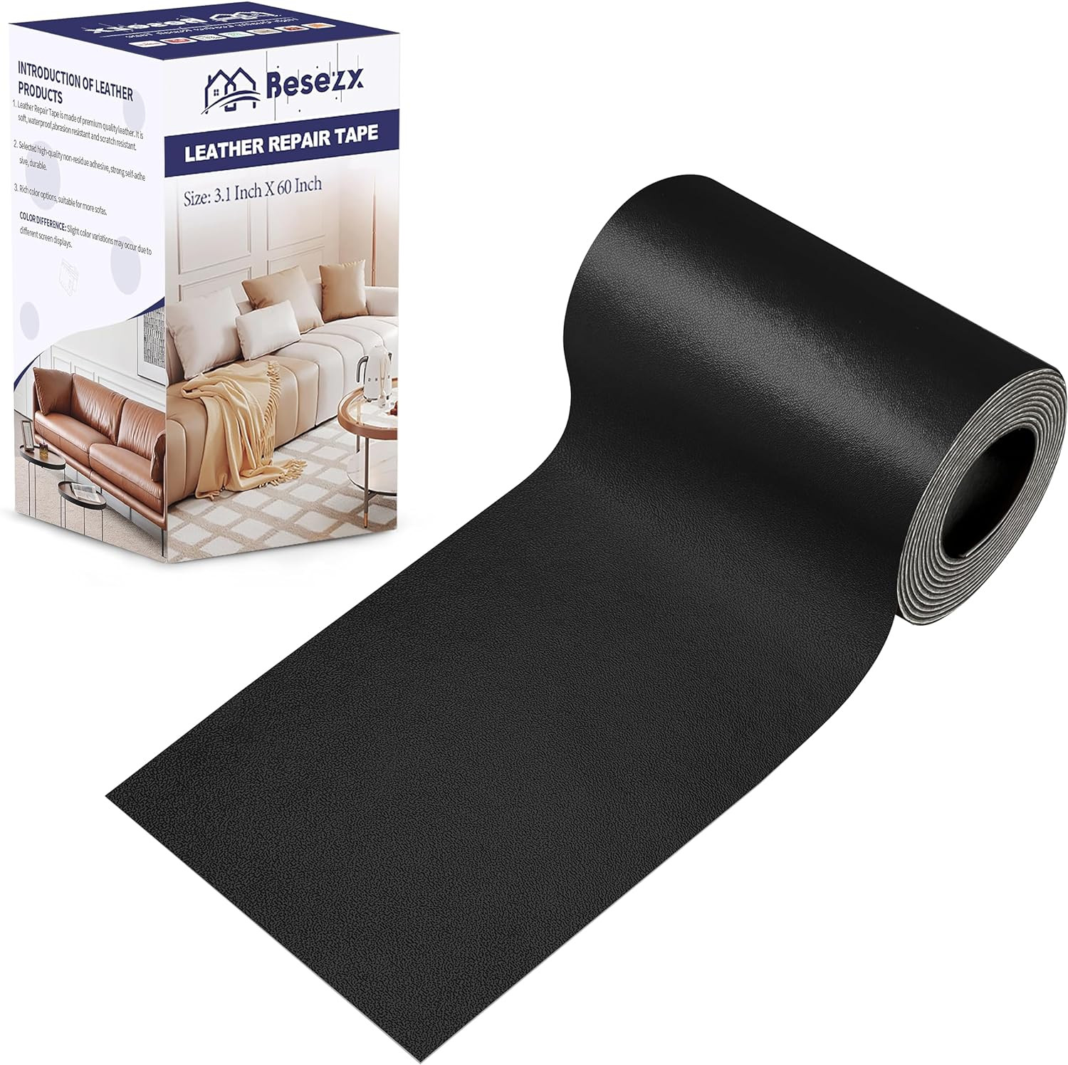 Leather Repair Patch Tape Kit, Self Adhesive Leather Repair