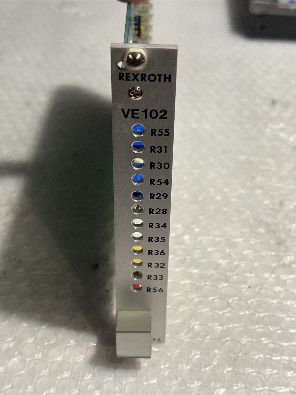 🔥REXROTH VE102 Amplifier Card, Used, Free Ship🇺🇸