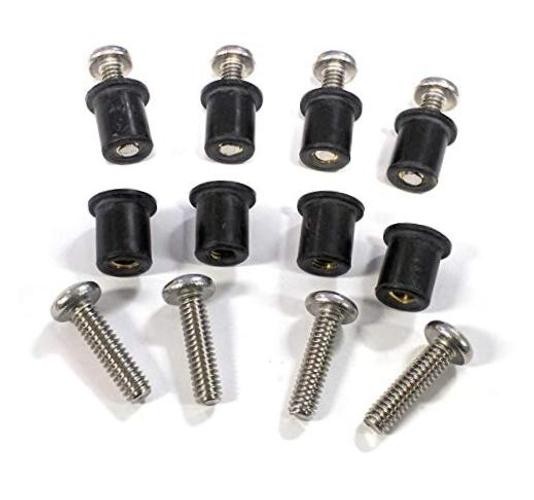 Stainless Grille Hardware Kit for Freightliner FL60, FL70, FL80 Grill