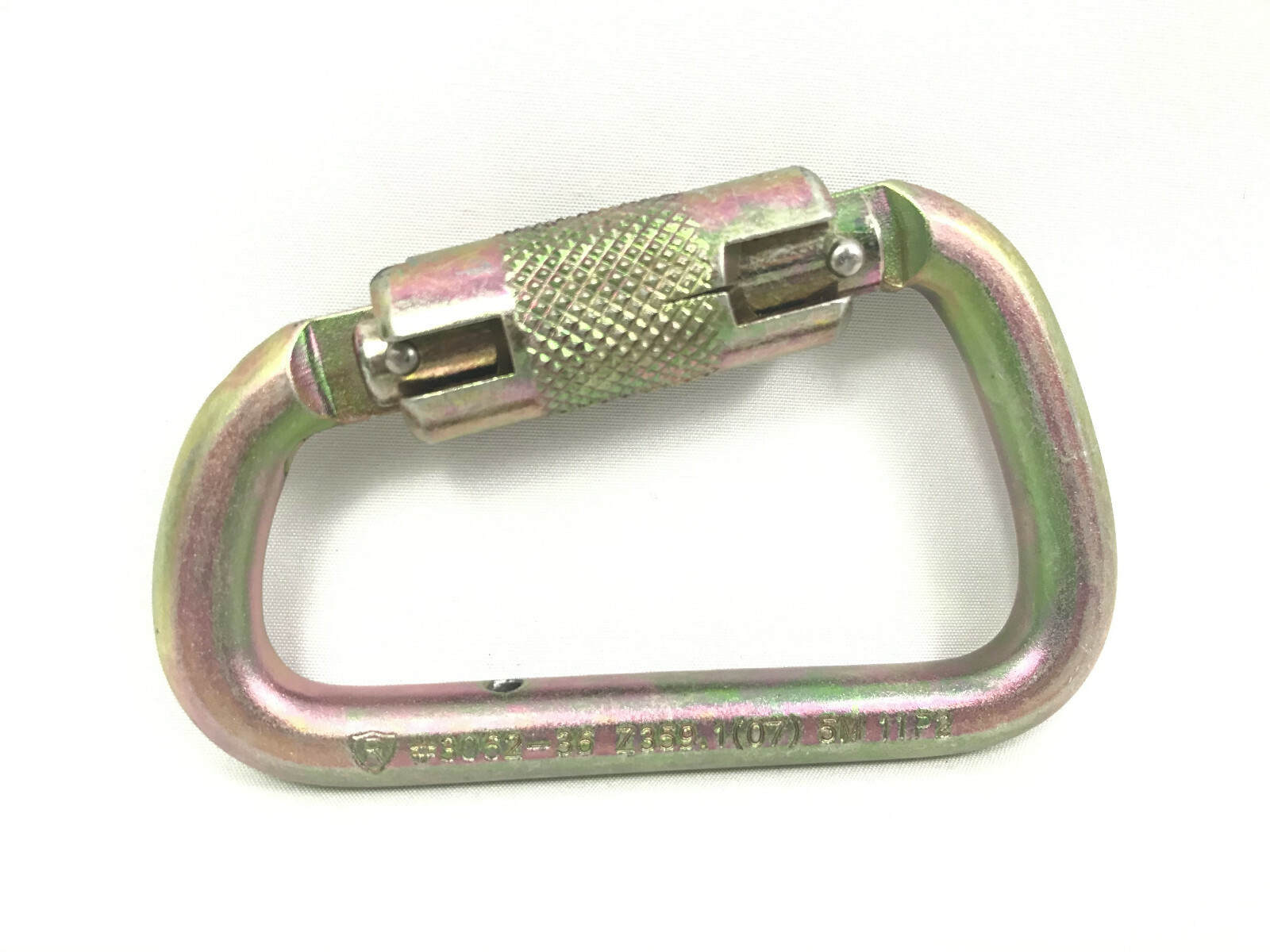 Reliance Steel Climbing Carabiner 3600 lbs Self Closing Twist Lock 3M DBI-SALA
