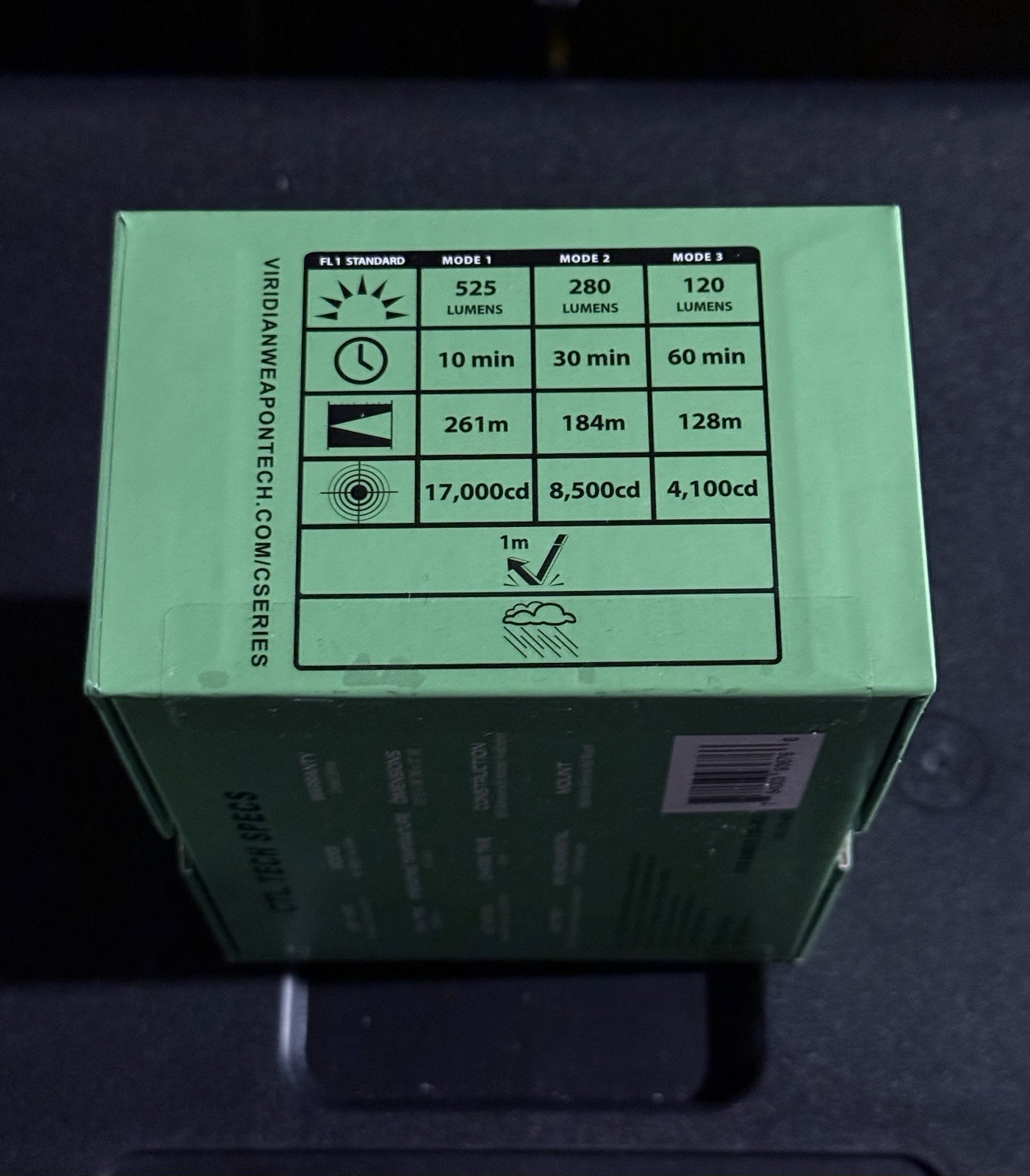 Viridian CTL Universal Light 525 Lumen Taurus Edition New READ DESCRIPTION