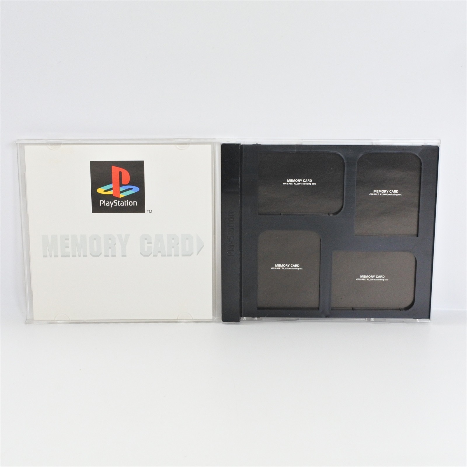 Playstation 1 Memory Card Case 4 Storage Sony PS1 0564