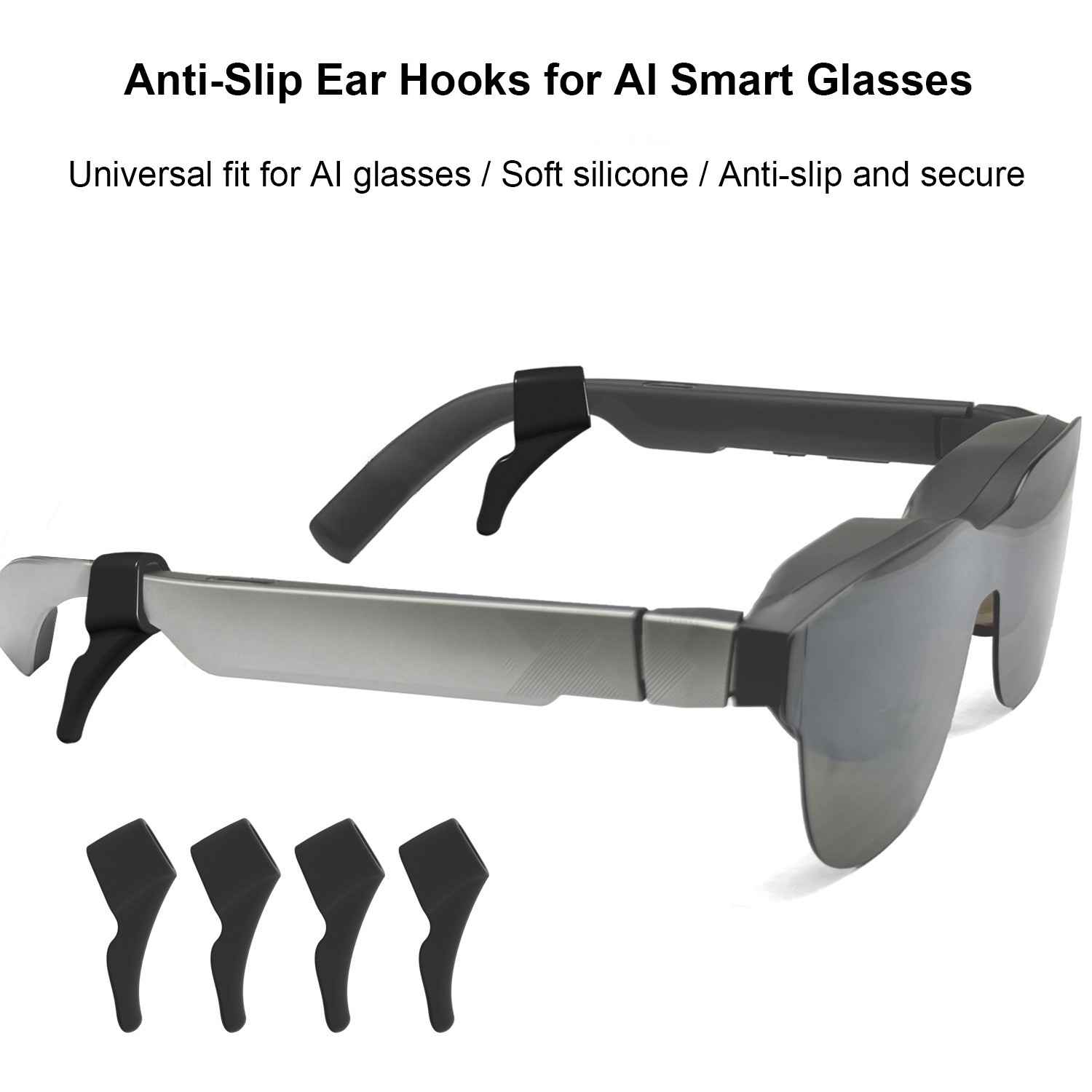 Anti-slip Ear Grip for AI Glasses Eyewear Holder for Meta, for XREAL, for VITURE