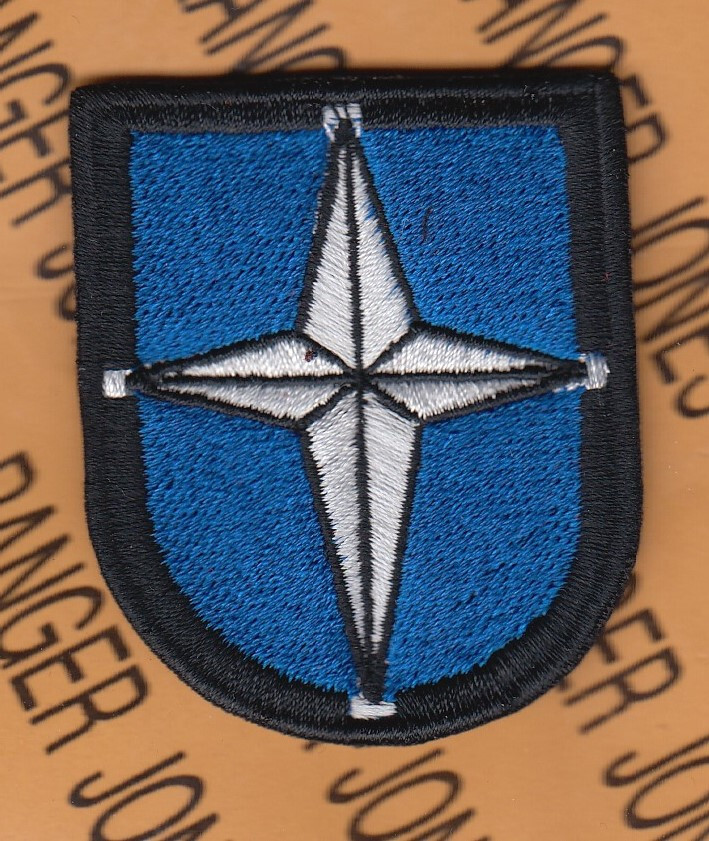 SOCEUR Special Operations Command EUROPE Airborne beret flash patch #2B c/e F/E
