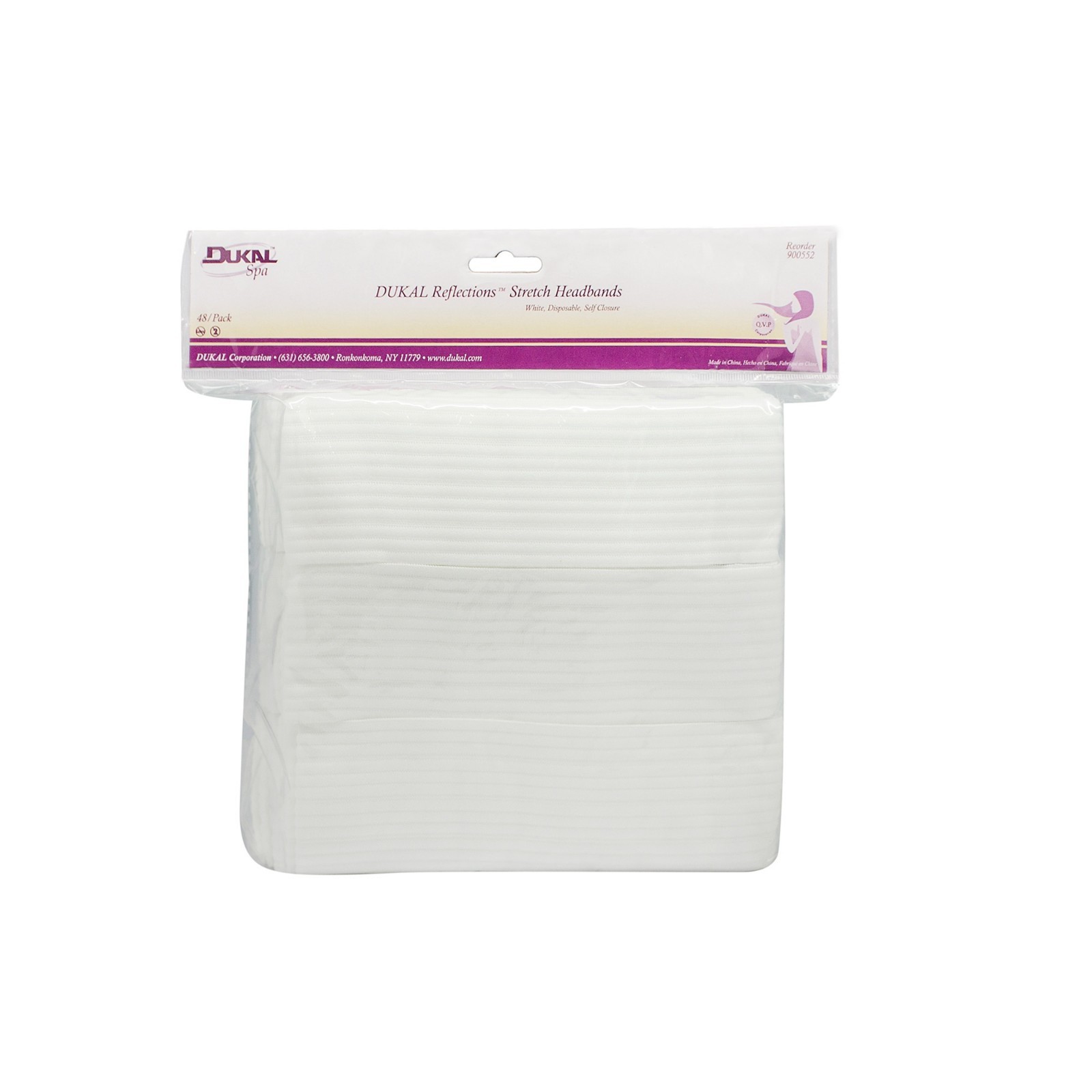 Reflections Stretch Disposable Headbands 48/Pack