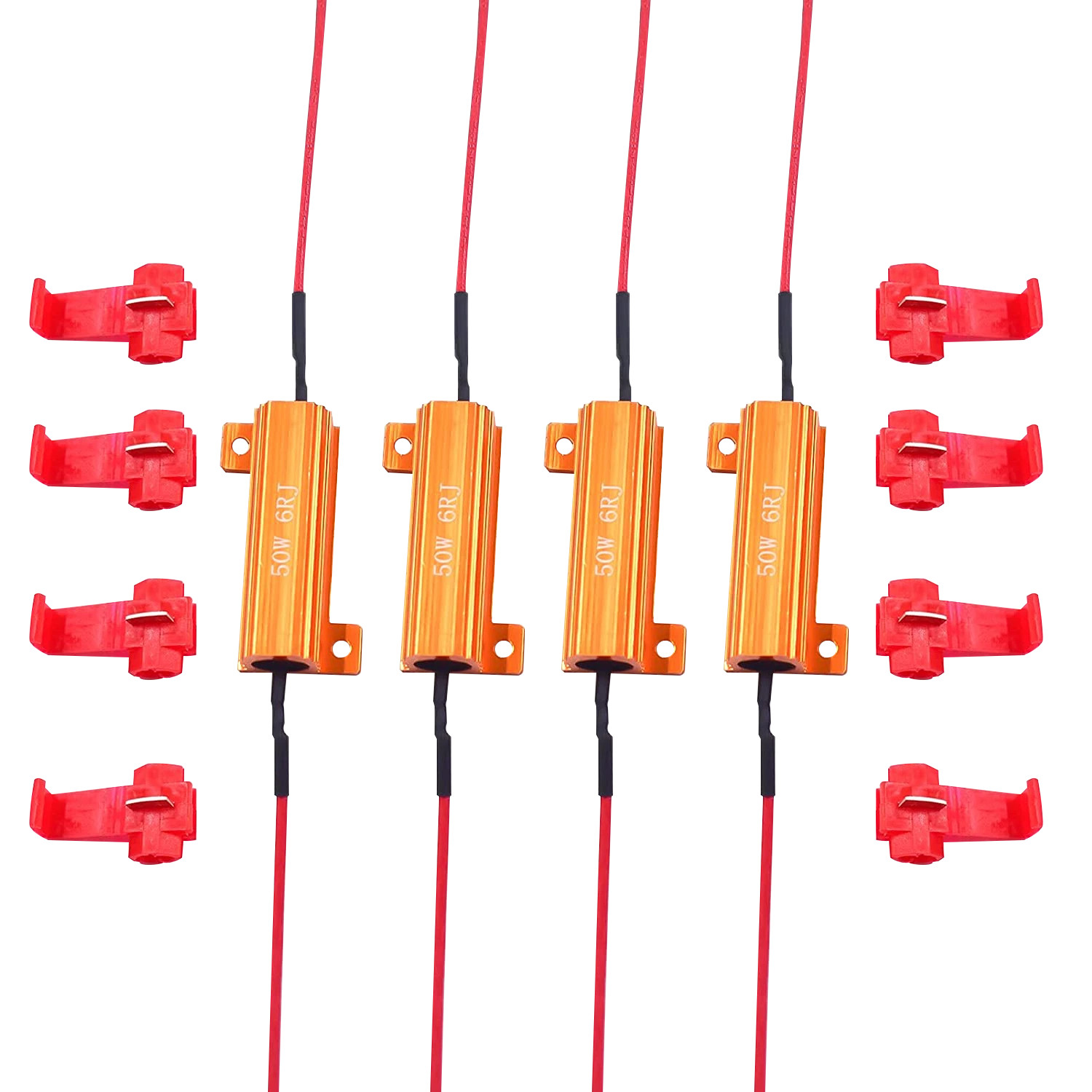 LED Load Equalizer 50W 6Ohm Resistor 7443 Rear Turn Signal Hyper Flash Canceler