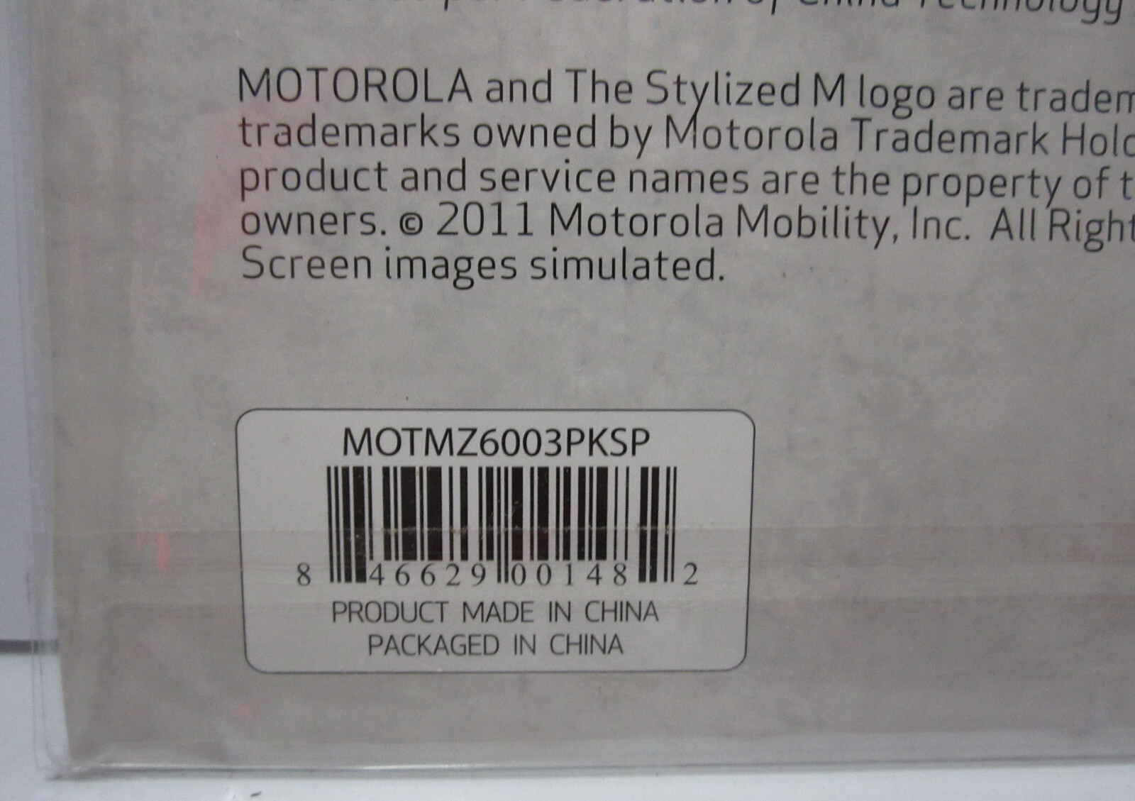 Motorola Xoom Tablet Display Screen Protector MOTMZ600 New