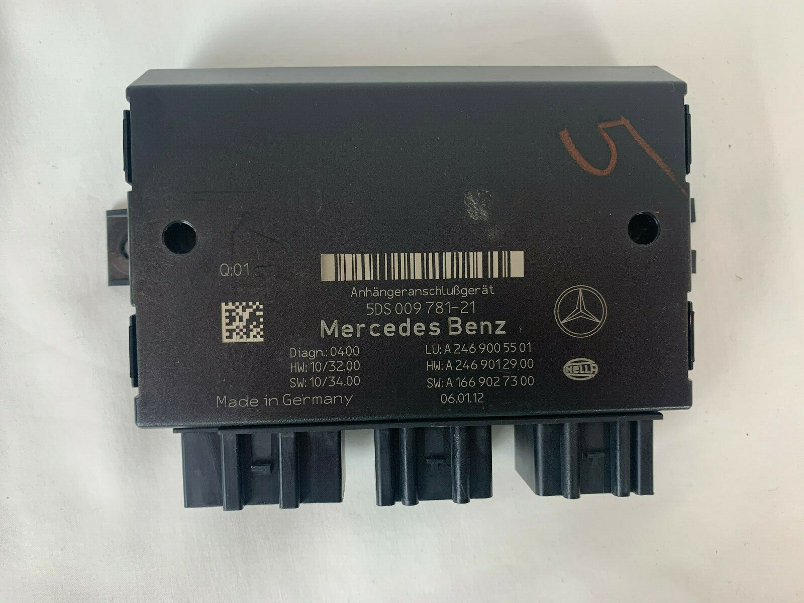 2012 Mercedes ML Class Tow Control Module Unit OEM Part A1669027300