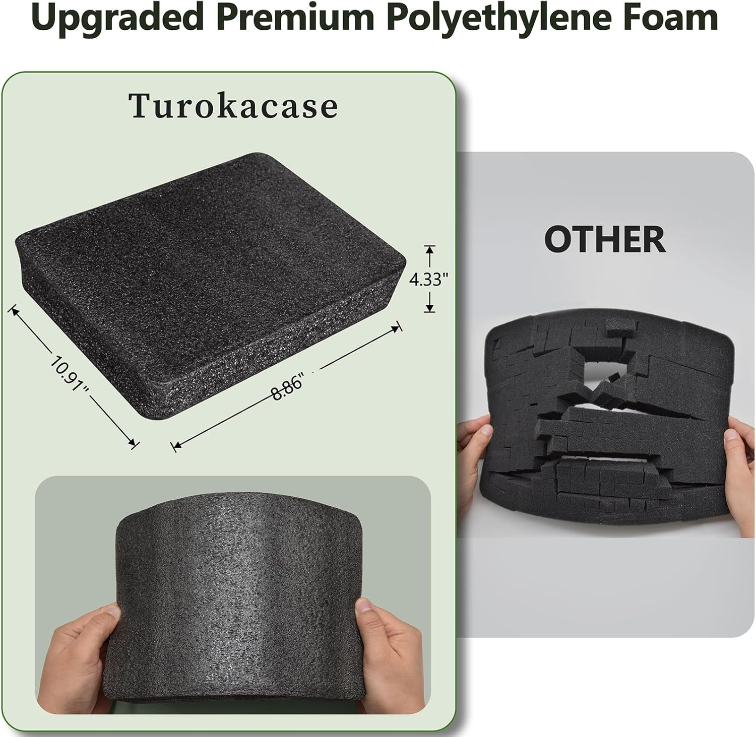 Pistol Case for 2 Handguns – TSA Approved Hard Shell Gun Case with Triple-Layer