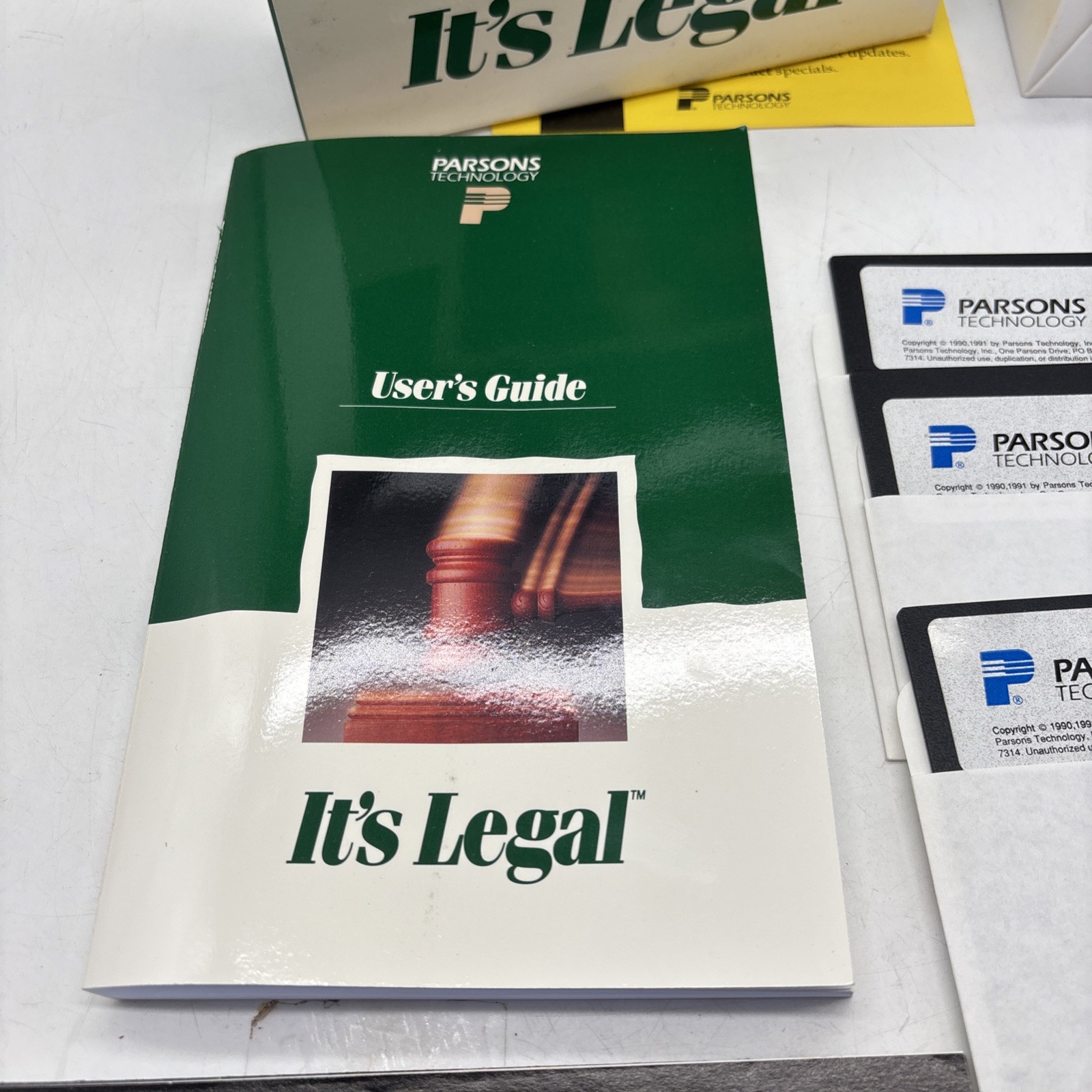 “It's Legal” 2.0 Parsons Technology Computer Software Lawyer Software Complete